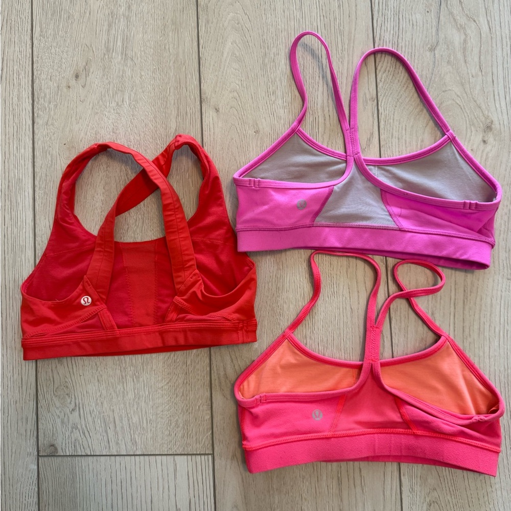 (3) lululemon bras